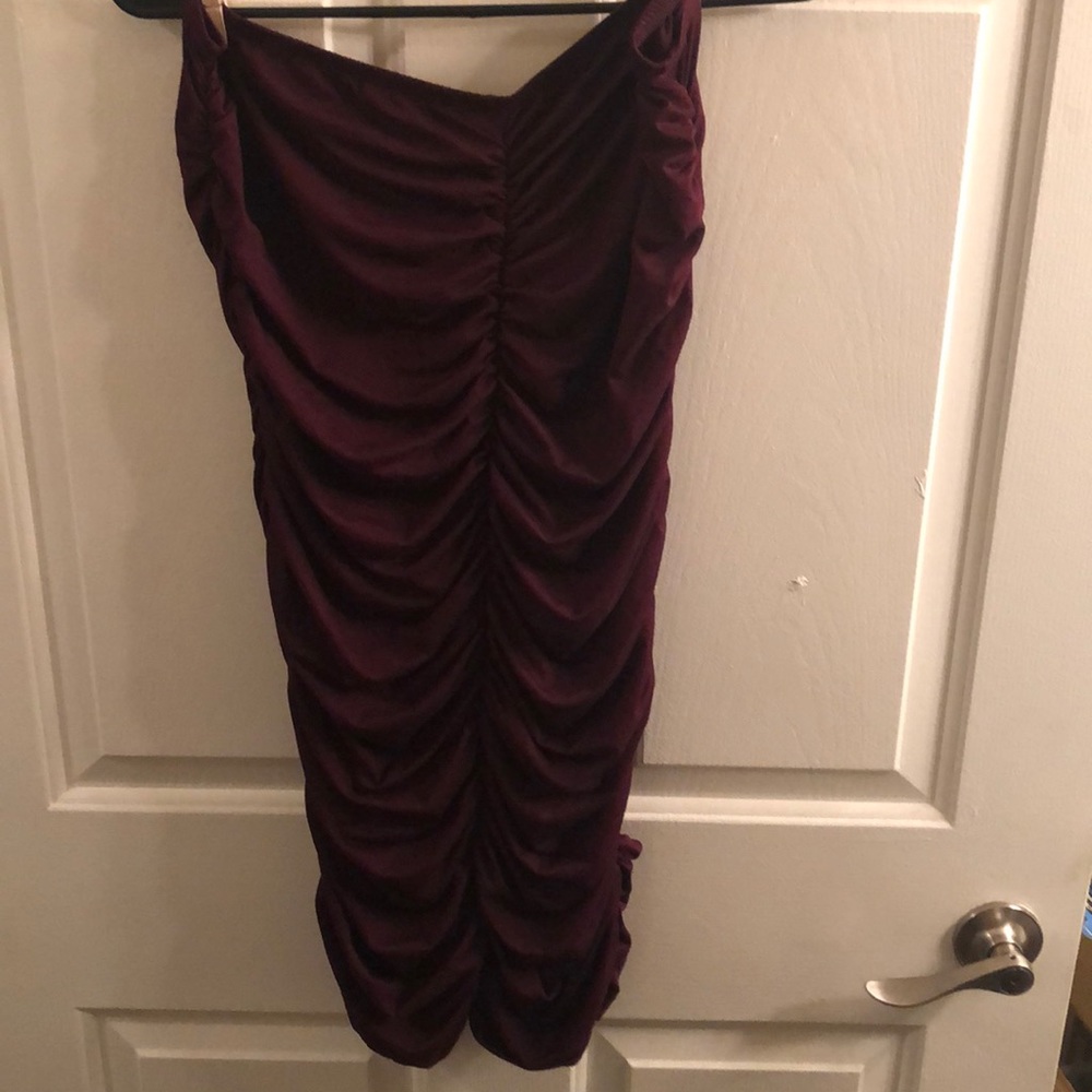 Fashion nova ruched tube dress